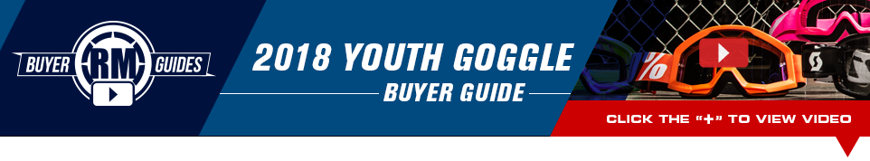 RM Buyer Guides - 2018 Youth Goggle Buyers Guide - Click below to view video