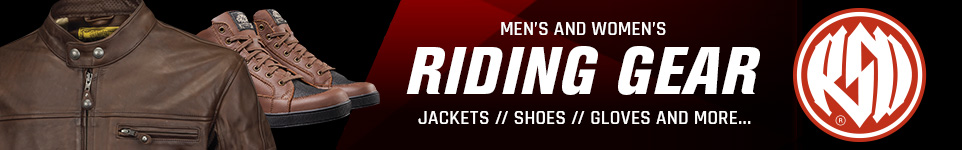 Men's and Women's Roland Sands Riding Gear - Jackets // Shoes // Gloves and more...