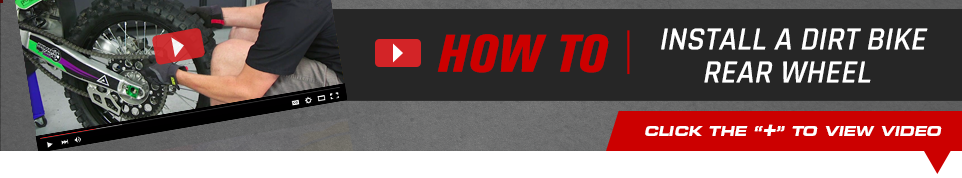 How To Install A Dirt Bike Rear Wheel | Rocky Mountain ATV/MC