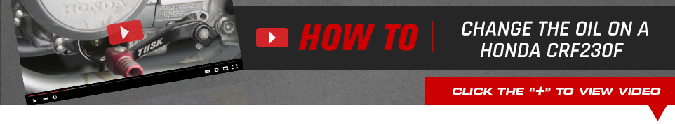 How To: Change the oil on a Honda CRF230F - Click below to view video