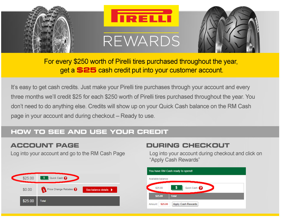 Pirelli Rewards